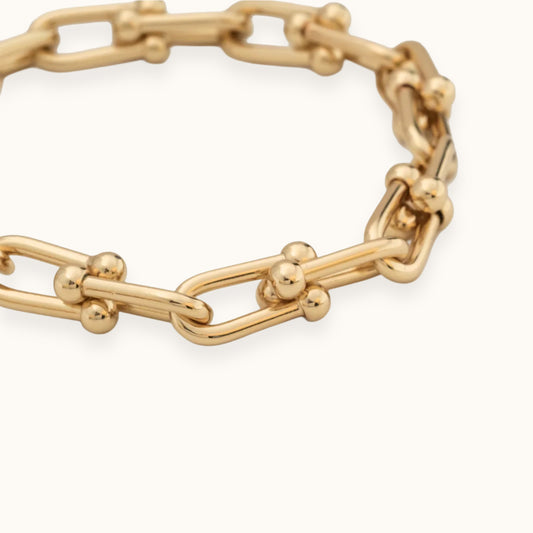 Horseshoe Chain Bracelet